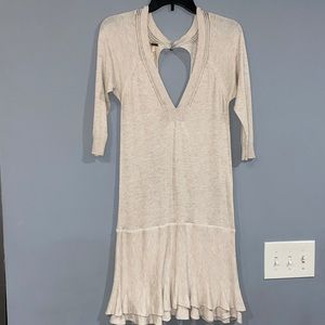 Free People 3/4 sleeve sweater dress